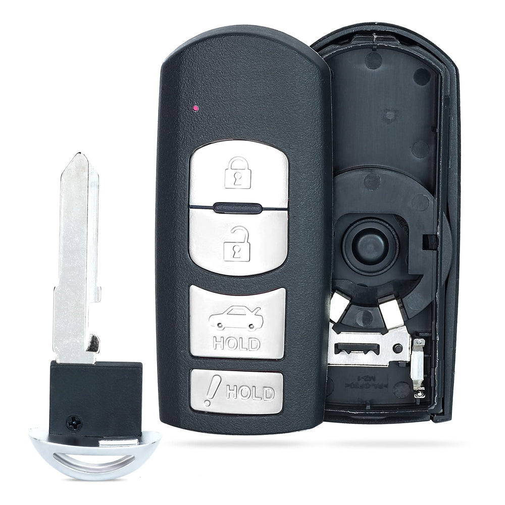 Beefunny Mazda 3/6 replacement remote shell close-up for easy swap.