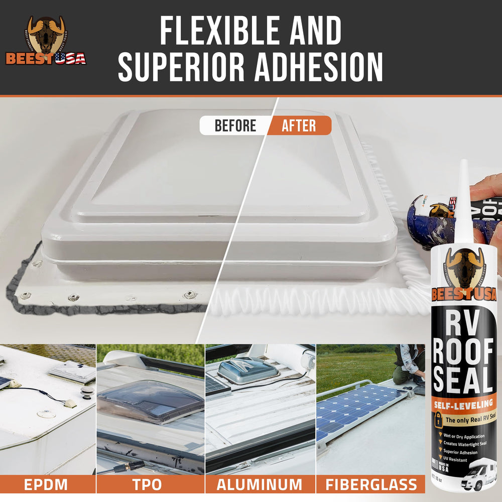 BEEST RV Roof Sealant with UV protection guarding against sun damage
