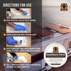 Made in the USA, BEEST SeamSecure ships from Carlisle, PA for trusted support.