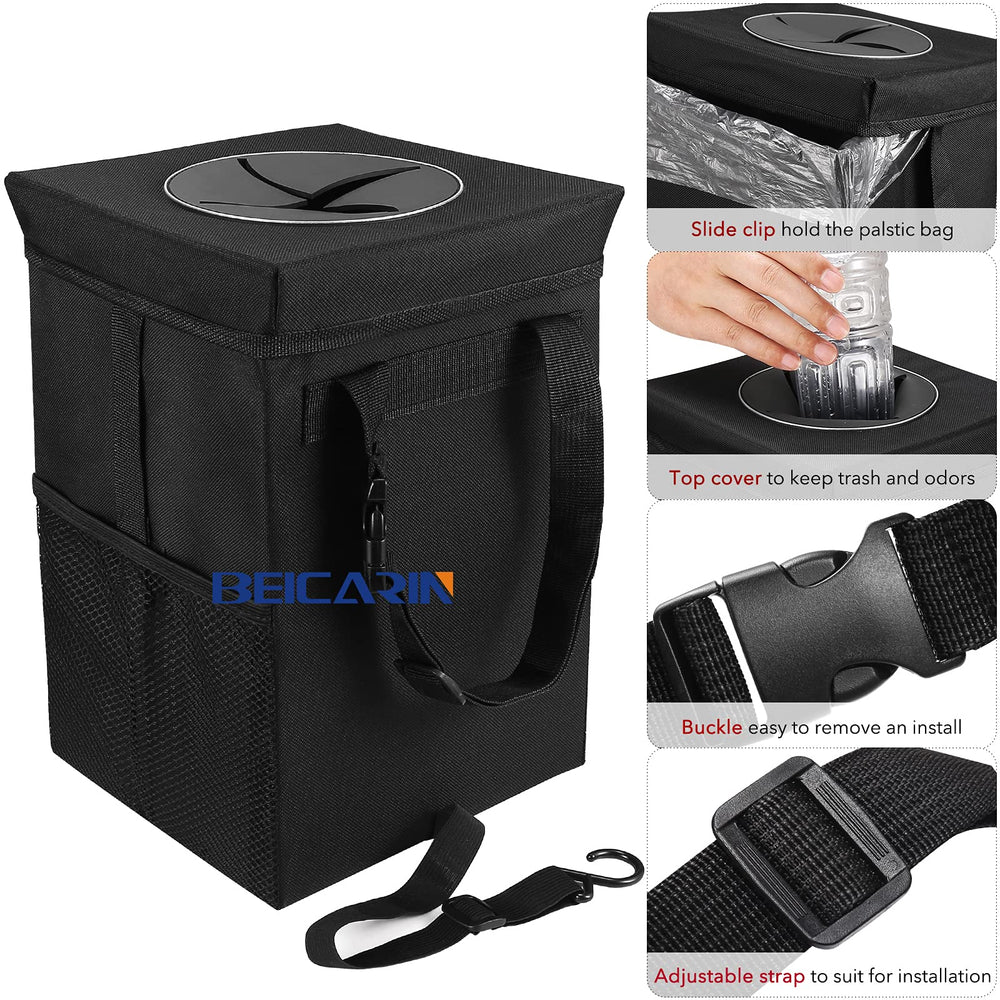 Beicarin waterproof bin protects your vehicle from moisture and messes.