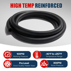 BEIJIULI inner EPDM layer provides smooth flow in hot water lines.