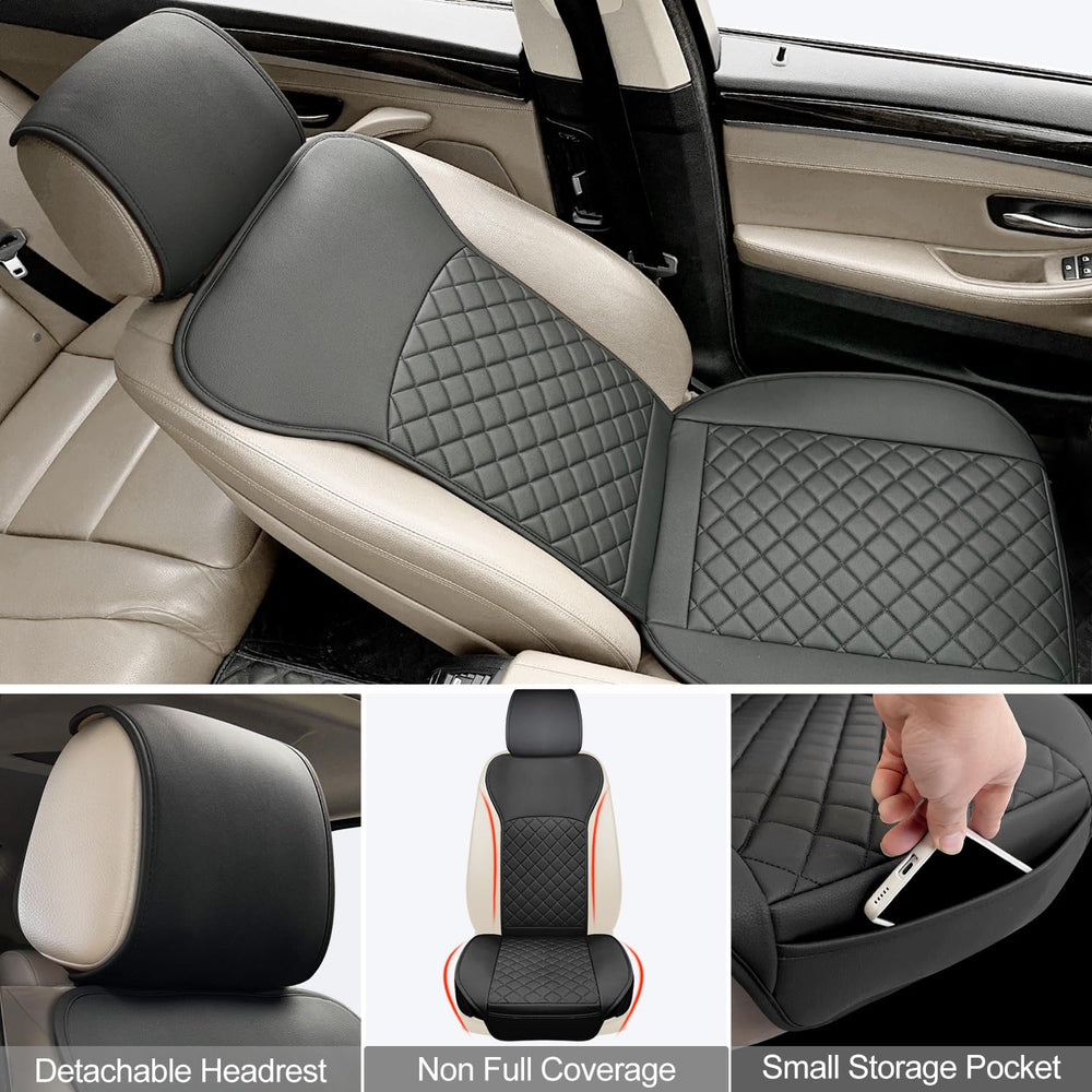 BEITK airbag-compatible seat cover cutouts preserve safety features
