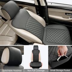 BEITK airbag-compatible seat cover cutouts preserve safety features
