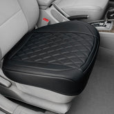 BEITK leather front seat cover bottom with anti slip keeps items secure while driving