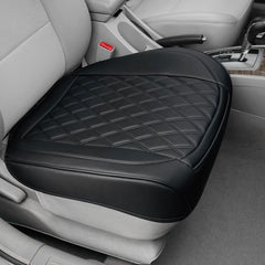 BEITK leather front seat cover bottom with anti slip keeps items secure while driving