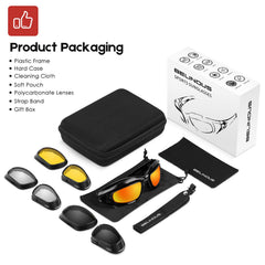 BELINOUS UV400 protection shields eyes from UVA/UVB/UVC during sunny rides