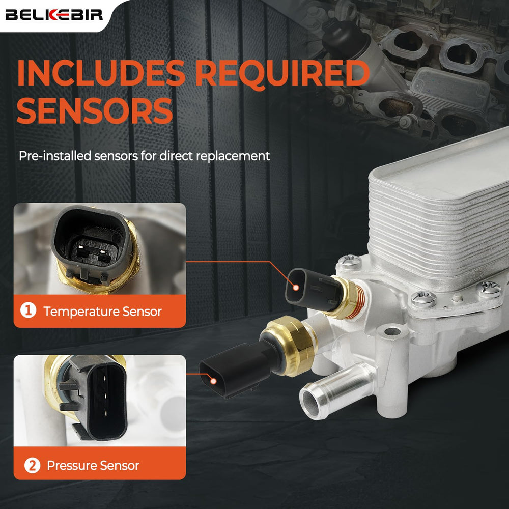 BELKEBIR 12 month warranty badge and included support resources.