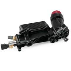 Installation-ready BELKEBIR oil cooler housing emphasizes reliable engine cooling support
