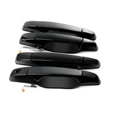 BELKEBIR 4Pcs black exterior door handle for front driver easy OEM style replacement