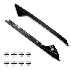 Belkebir A-Pillar molding trim for Explorer left driver outer fits precisely with UV-resistant finish.