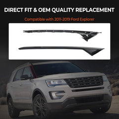 BELKEBIR A-Pillar right inner windshield trim enhances seal and reduces wind noise