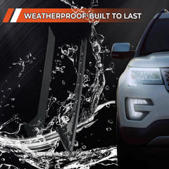 BELKEBIR A-Pillar trim UV-resistant matte black finish on Ford Explorer