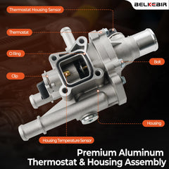 BELKEBIR sensor-equipped housing helps prevent overheating during demanding drives.