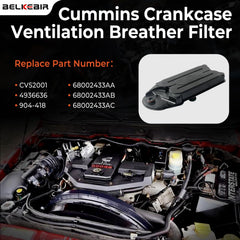 BELKEBIR CCV filter OEM replacement markings indicate exact fit