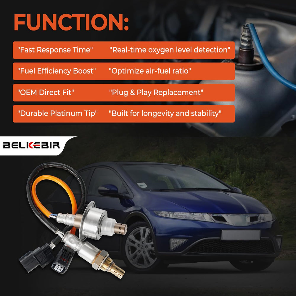 BELKEBIR 1.8L Civic O2 sensor fits 2007-2011 models with easy installation