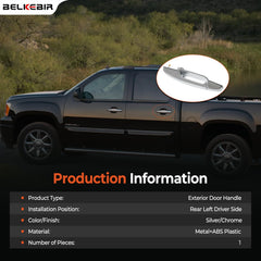 BELKEBIR compatible parts list covers GM Silverado, Suburban, Tahoe, Yukon, and Escalade.