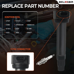 BELKEBIR engine bay installation demonstrates quick plug-and-play replacement.