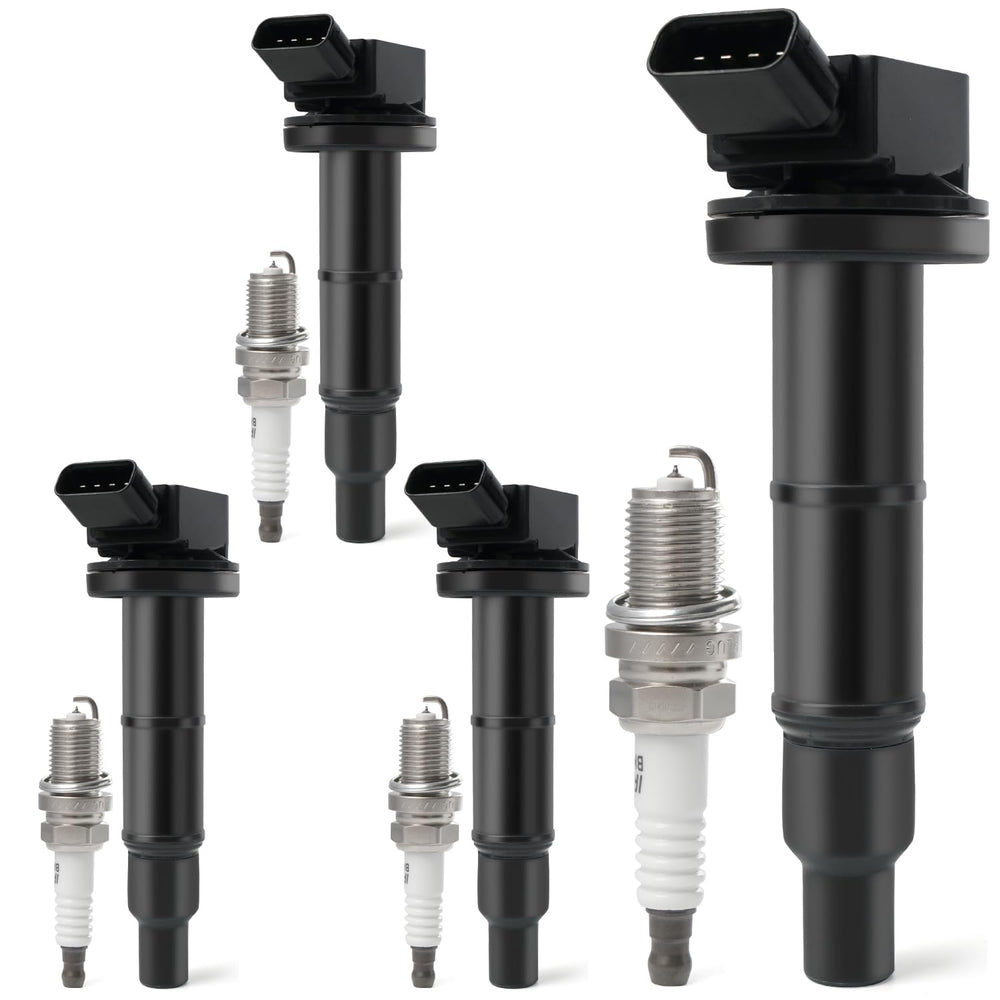 BELKEBIR packaging image for ignition coil set showing ready-to-install components.