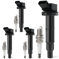 BELKEBIR packaging image for ignition coil set showing ready-to-install components.