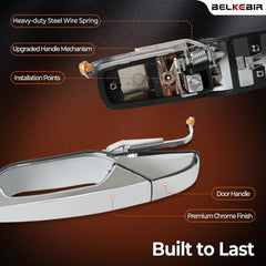 BELKEBIR reuses factory bolts and clips for a quick DIY swap.