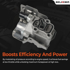 BELKEBIR VTEC solenoid spool valve and gasket detail ensures reliable sealing.