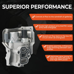 BELKEBIR VTEC solenoid spool valve packaging shows ready-to-install kit.