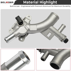BELKEBIR water outlet replacement assembly shown for easy DIY installation.
