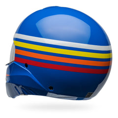 Bell Broozer Blue Prime Small chin bar removed for open-face comfort