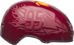Bell Cars Chrome Ghost Flame helmet with water slide graphics for playful style