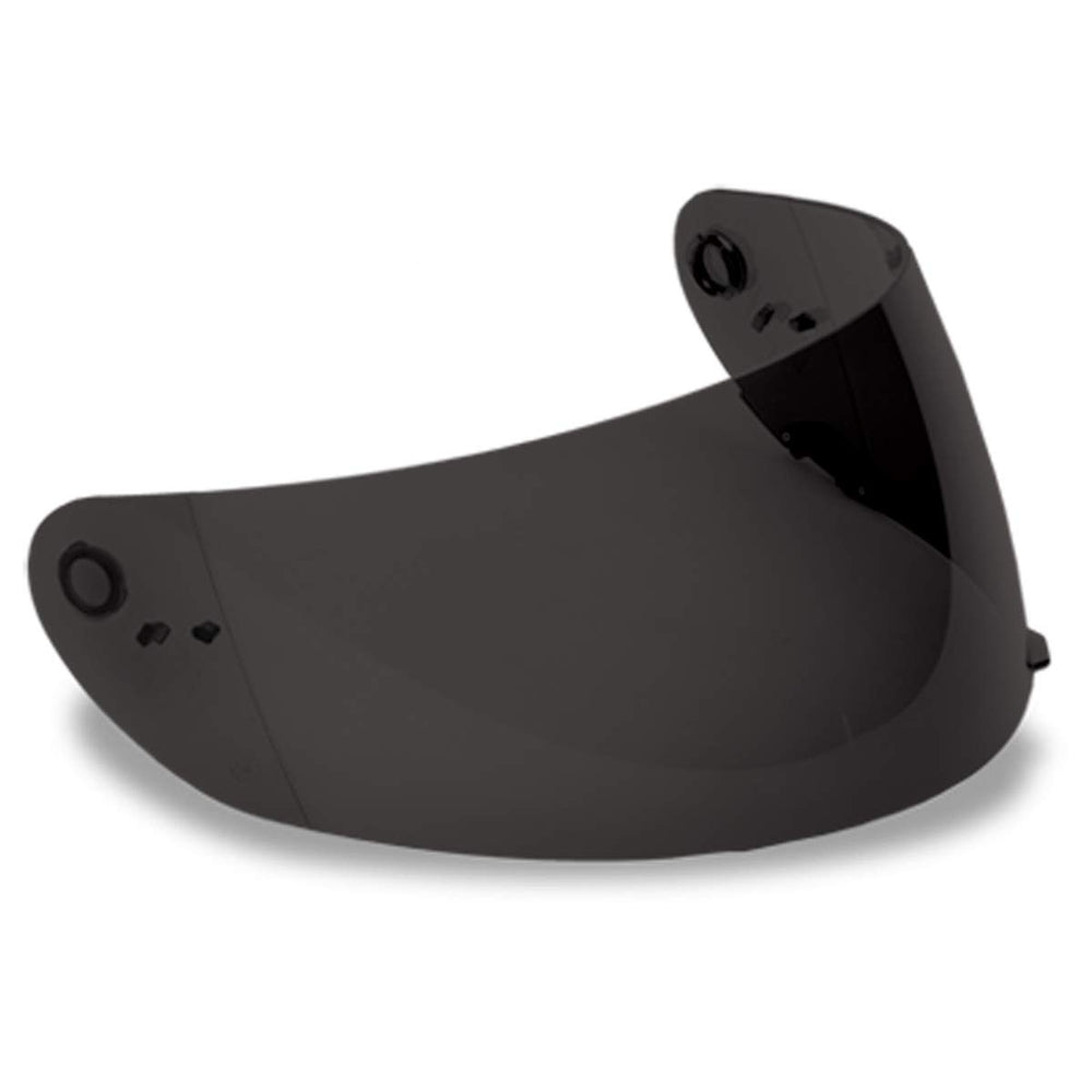 Bell ClickRelease Shield in dark smoke front view with anti-fog protection