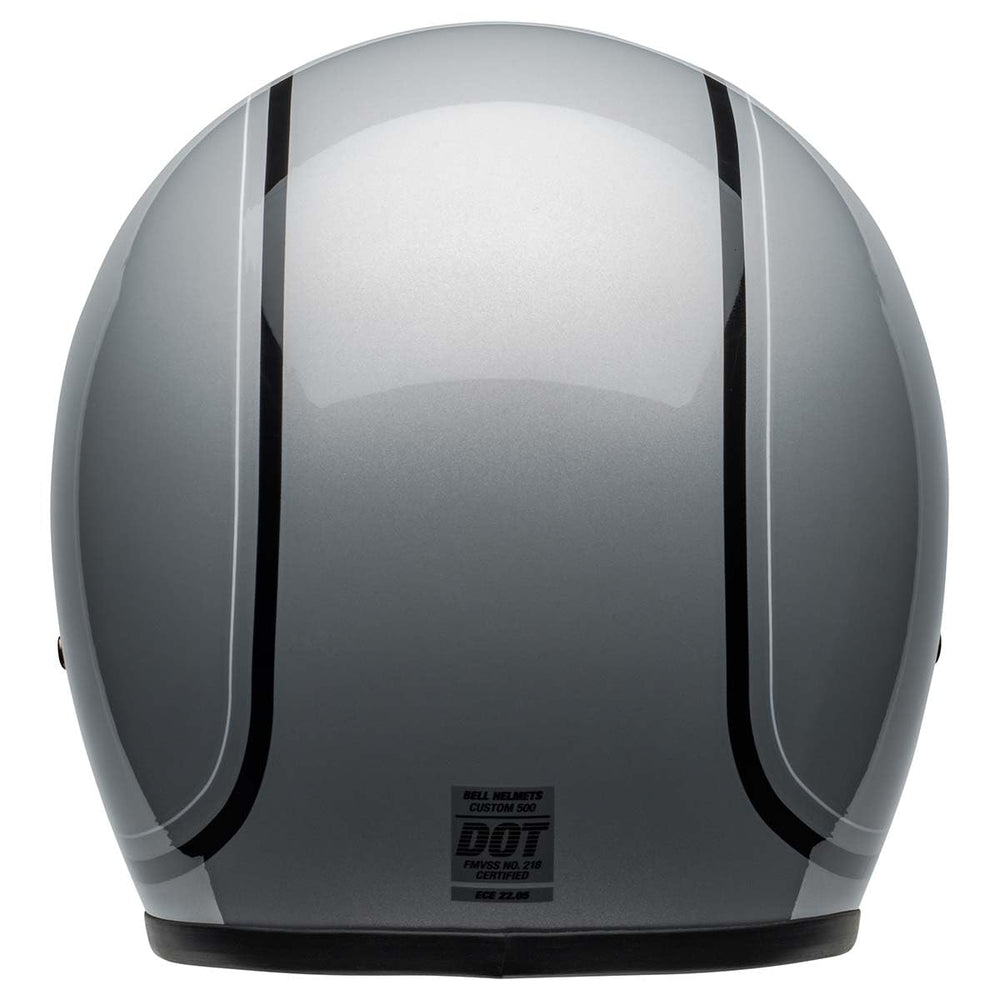 Bell Custom 500 Chief gloss gray interior padding detail for comfort.