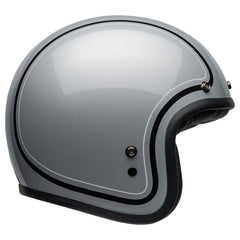 Bell Custom 500 Chief gloss gray packaging presents ready-to-ship quality.