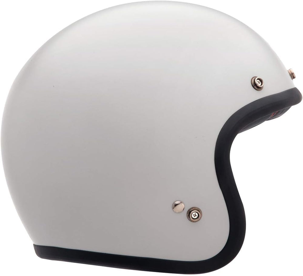 Bell Custom 500 helmet front view with retro style and secure fit
