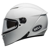 Bell Lithium MIPS helmet, front view in white, safety-forward design.