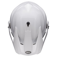 Bell MX-9 Adventure MIPS gloss white finish with stealth look option.