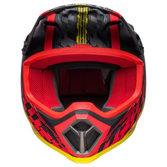 Bell MX-9 MIPS adjustable visor shields from sun and roost on dirt trails.