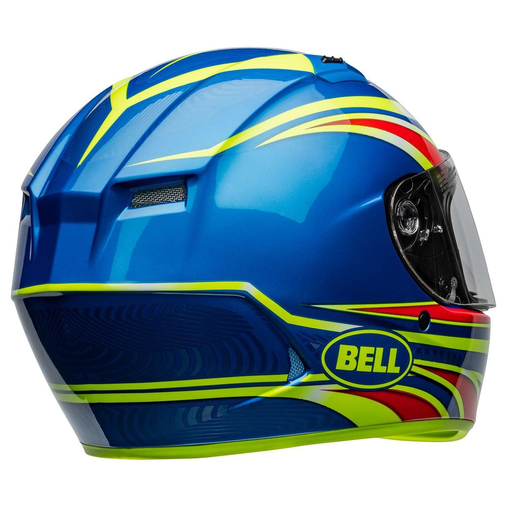 Bell Qualifier Conduit Gloss Retina Blue interior vents for airflow