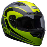 Bell Qualifier DLX MIPS Blitz helmet, front view, gloss retina camo enhances visibility