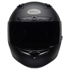 Bell Qualifier DLX MIPS matte black rear view emphasizes compact silhouette.