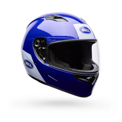 Bell Qualifier helmet front view, aggressive styling and secure fit for rides.