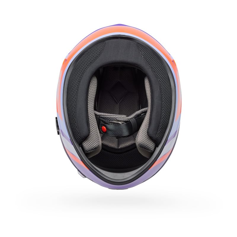 Bell Qualifier helmet liner and wind collar inside view emphasizing removable liner.