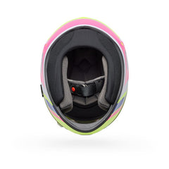 Bell Qualifier helmet removable liner simplifies cleaning after long trips.