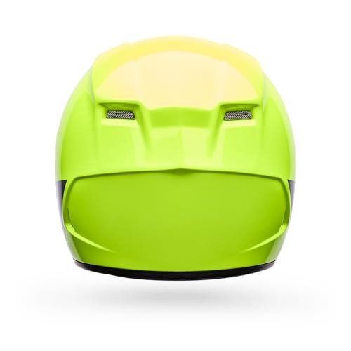 Bell Qualifier face shield front view with NutraFog II anti fog and anti scratch clarity