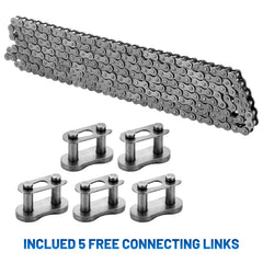 Belleone 40-roller chain designed for ATVs, dirt bikes, and motorcycles