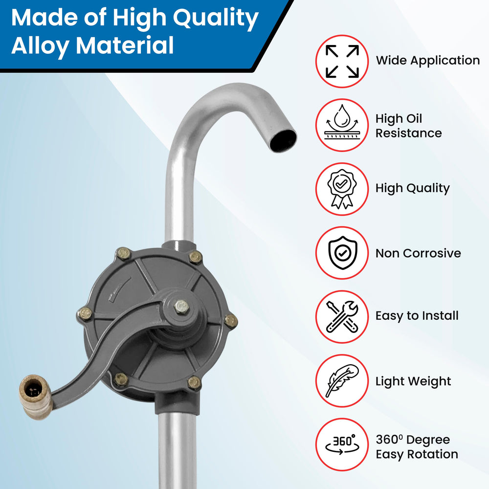 Bellima drum pump assembly image indicates simple setup with included manuals.