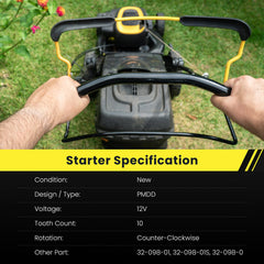 Direct-fit design demonstrated for Cub Cadet, New Holland, and Toro mower decks.