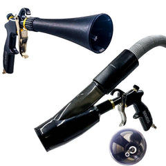 BEMEIS air blow gun with brass adjustable nozzle for powerful surface cleaning.