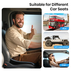 Benazcap car seat cushion 4D mesh cooling keeps you cooler in heat.