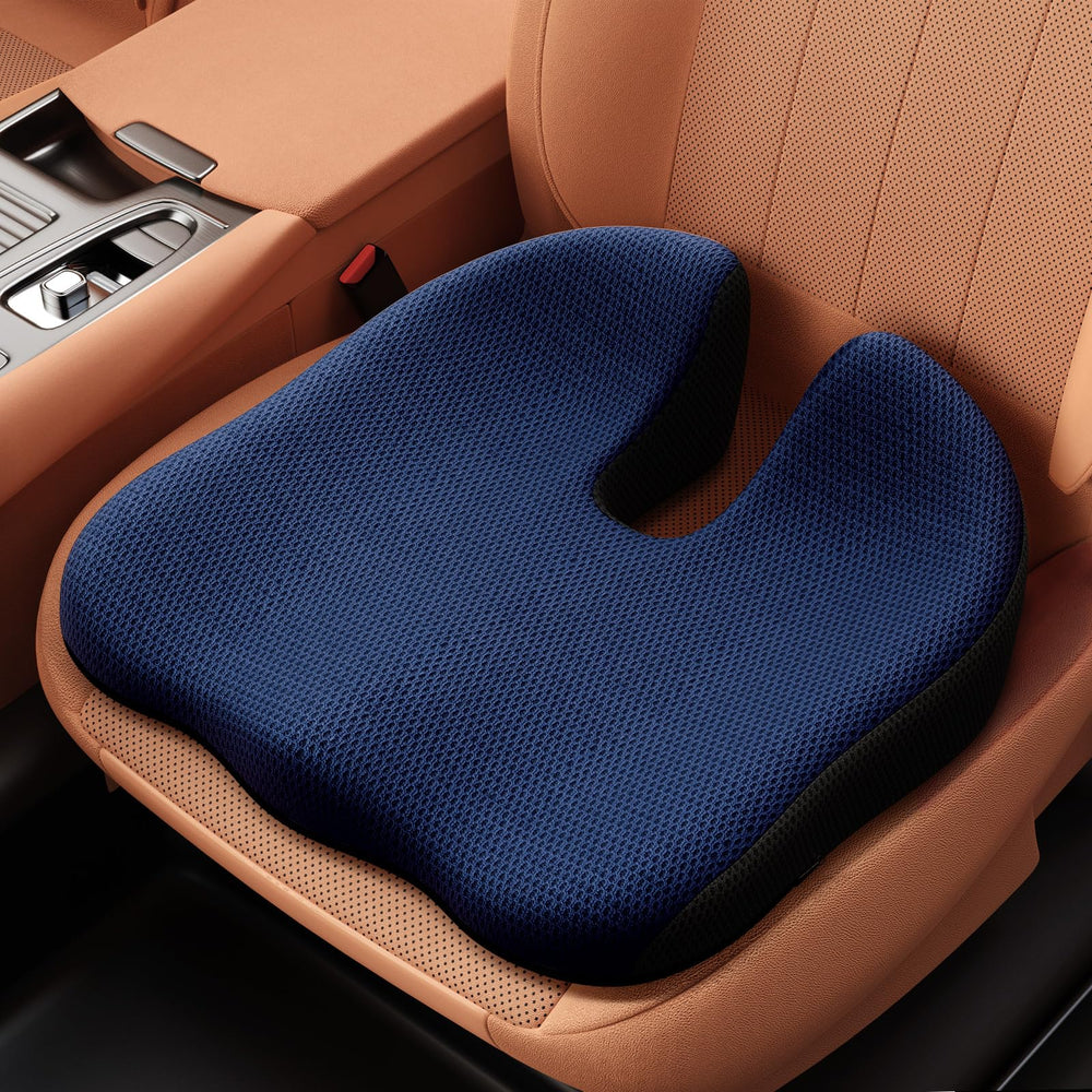 Benazcap memory-foam-core cushion supports posture during long drives