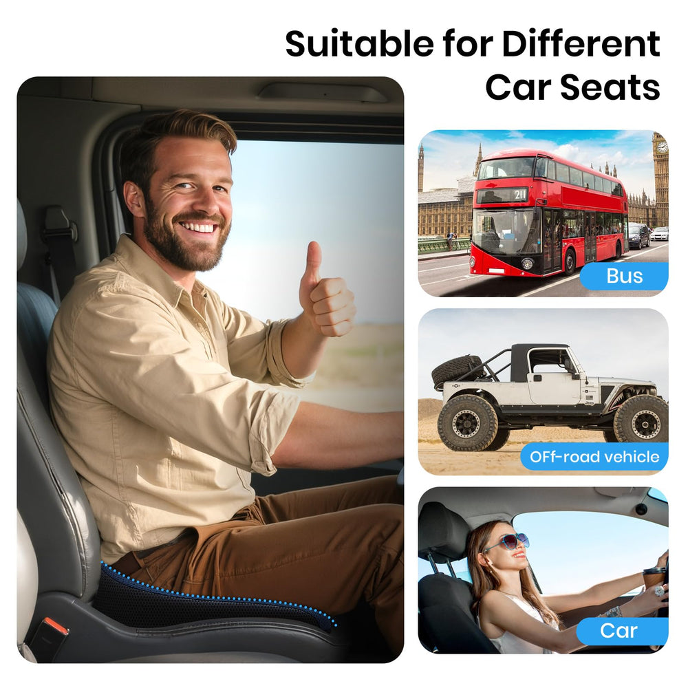Benazcap anti-slip system stabilizes the cushion for safer driving
